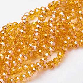Orange galvanisieren Perlen