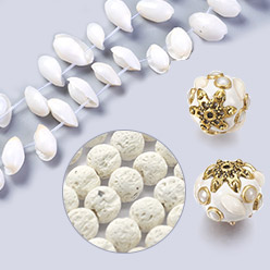Weiße Perlen
